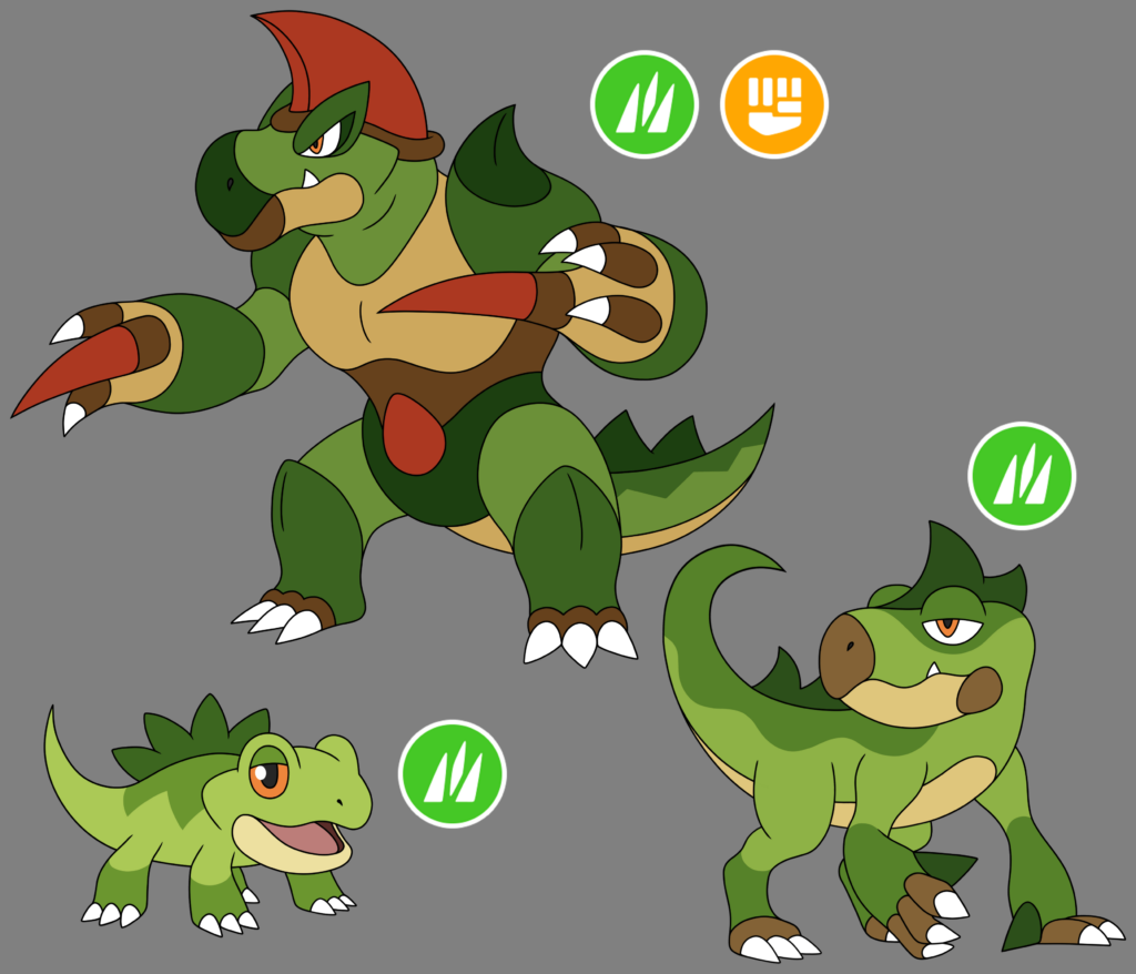 Foliguana, Iguarrior & Gladiguana