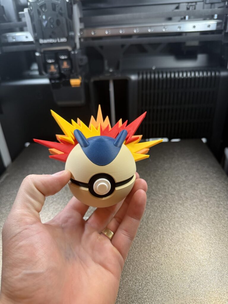 [OC] Typhlosion pokeball