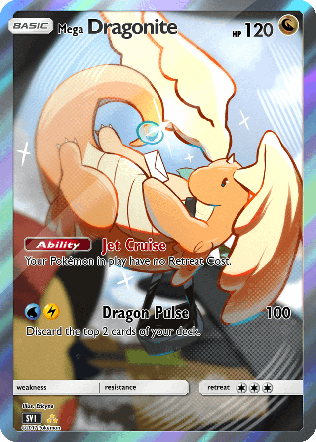Custom Mega Dragonite Card I made