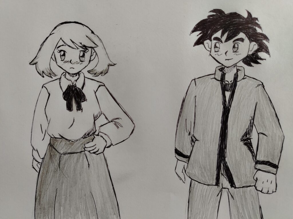 [OC] Ash and May as Shirou and Saber by Me