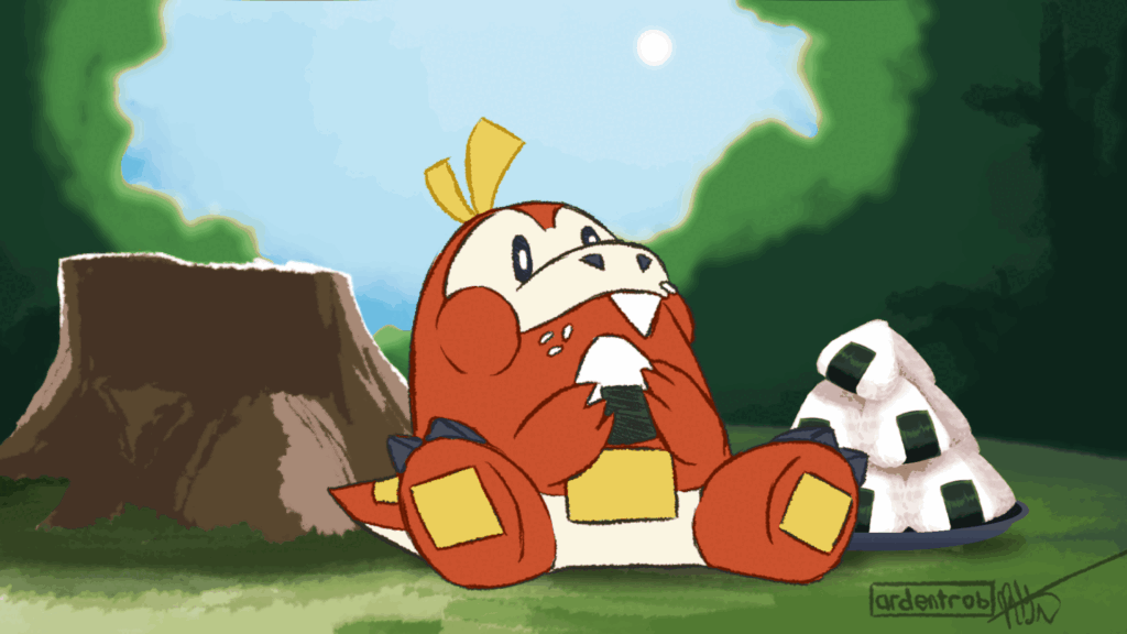 Snack Time with Fuecoco [OC]