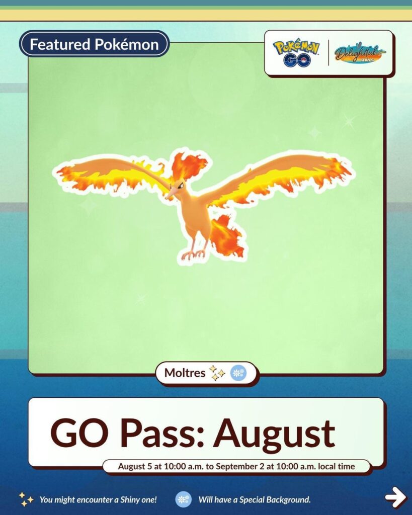 GO Pass: August Niantic Infographic