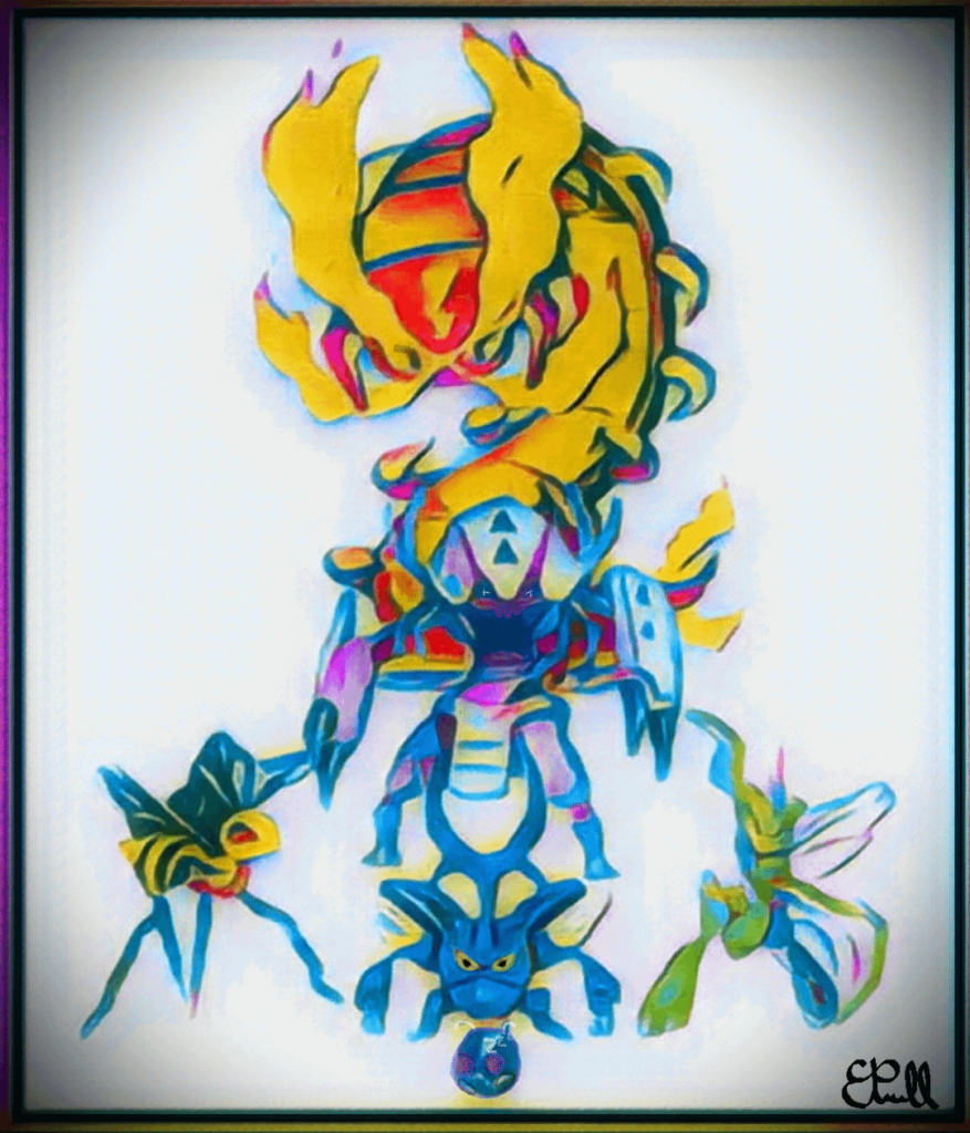 My Bug Team in Pastel style