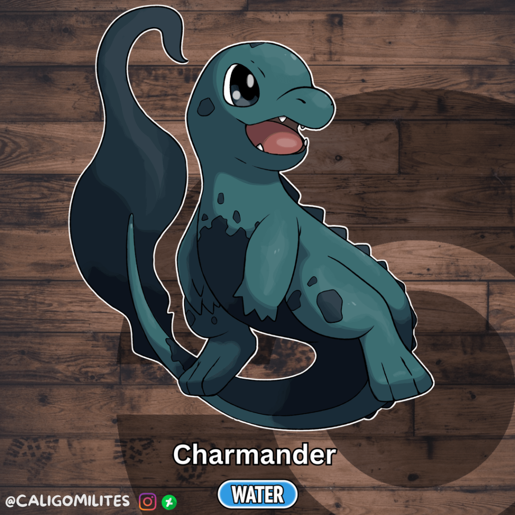 Regional Charmander - Water Type