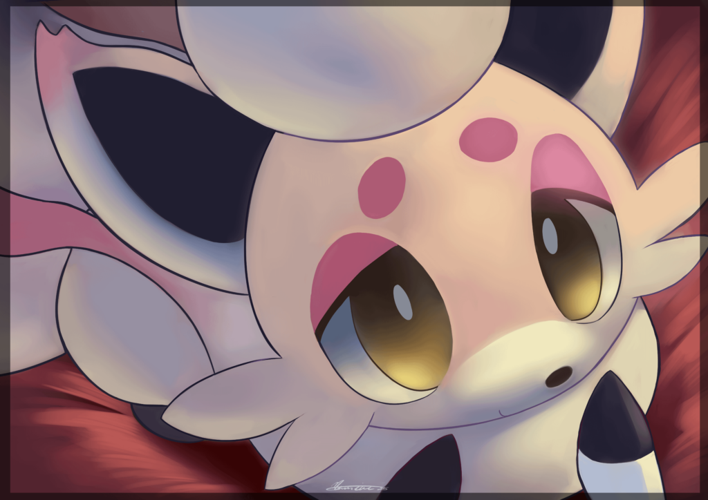 Hisuian Zorua says Hi! [OC]