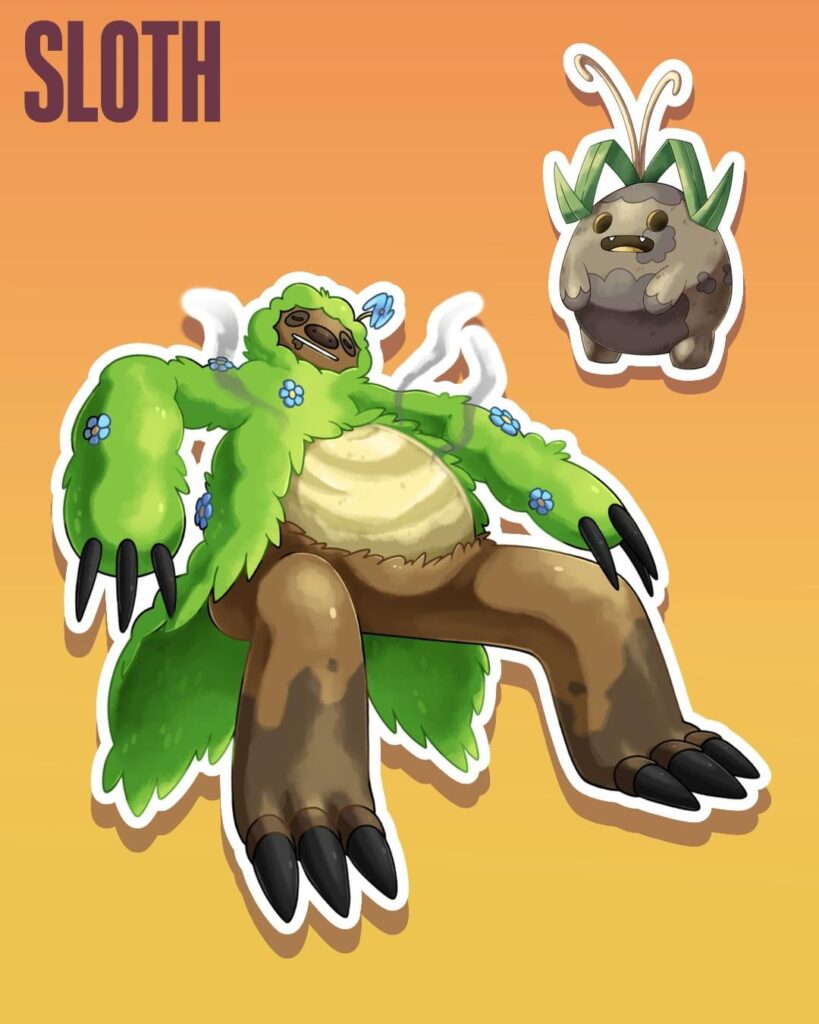 Potato Sin Based Pokemon, SLOTH
