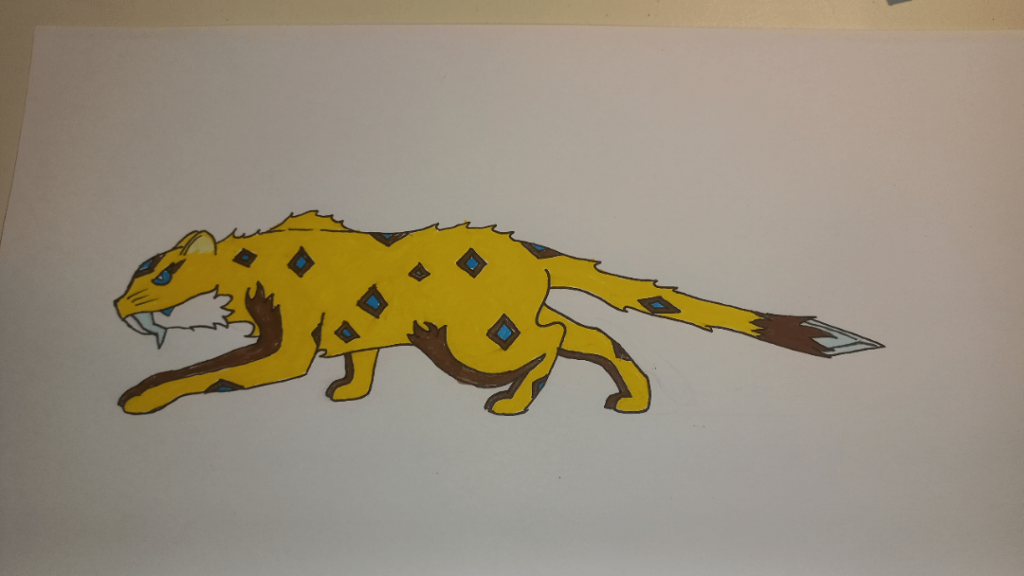 My personal favourite Fakemon: Sabolt (OC)