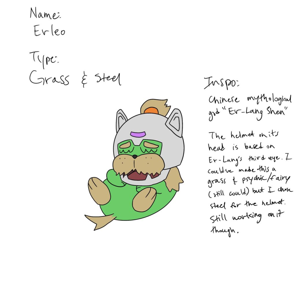Fakemon Art : Erleo (WIP)