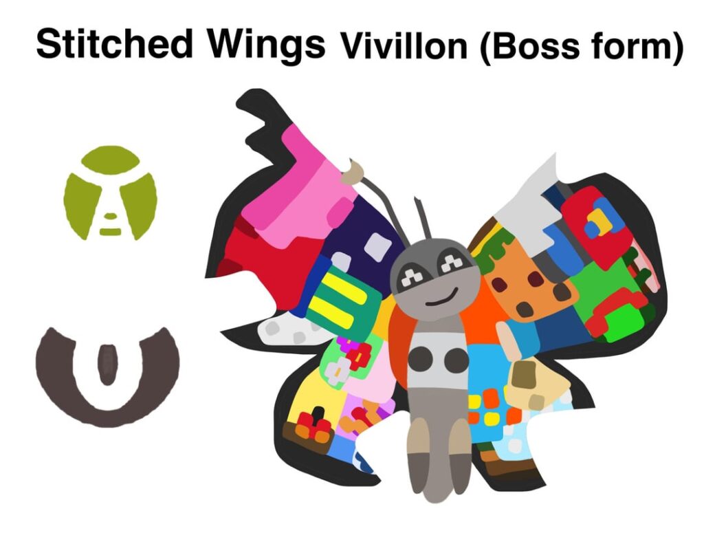 Stitched Wings Vivillon (Re-Upload)