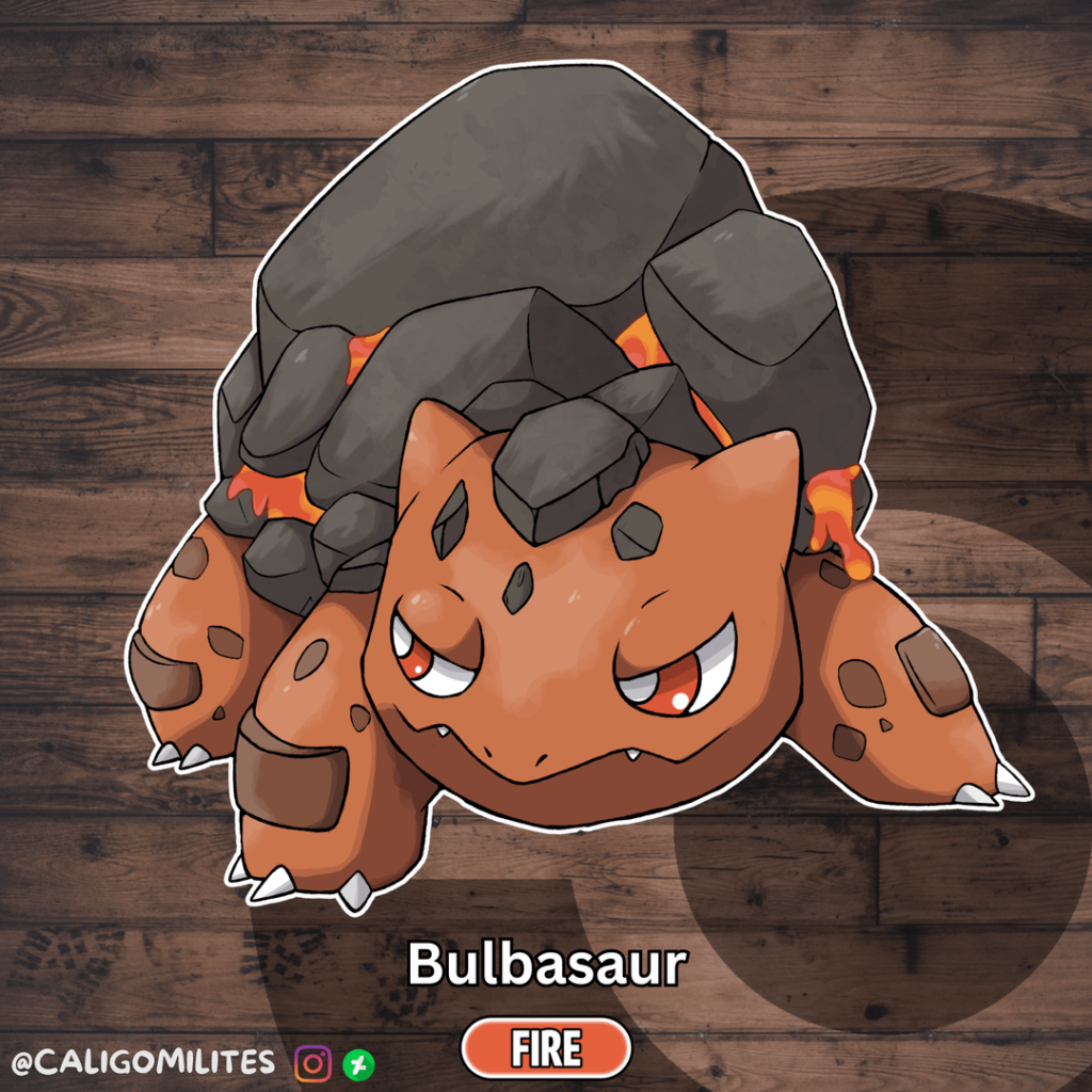 Regional Bulbasaur - Fire Type