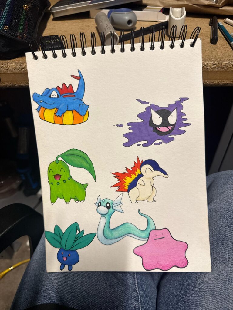 Working on filling the page
