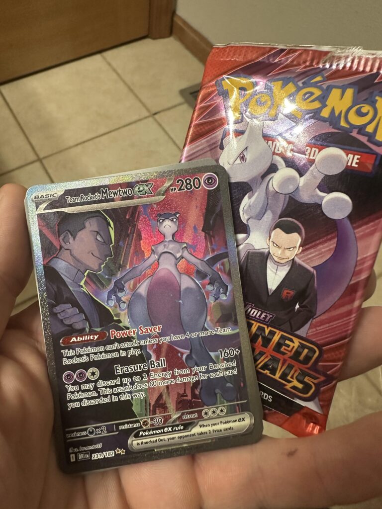 It only makes sense it came out of this pack I guess