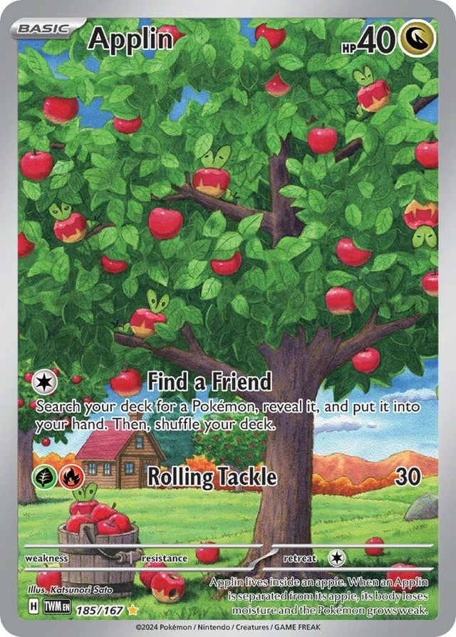 Cards where the Pokémon blends in with the scene