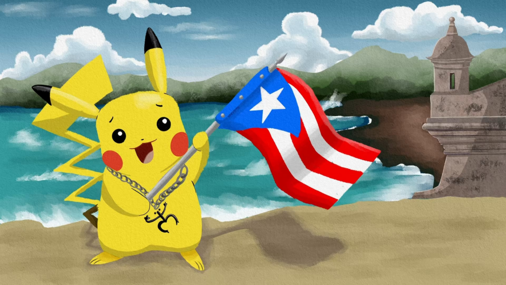 Pikachu says hello from Puerto Rico!