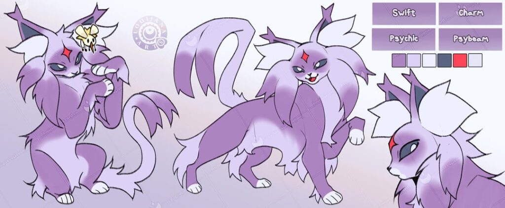 Longhair espeon - variant?