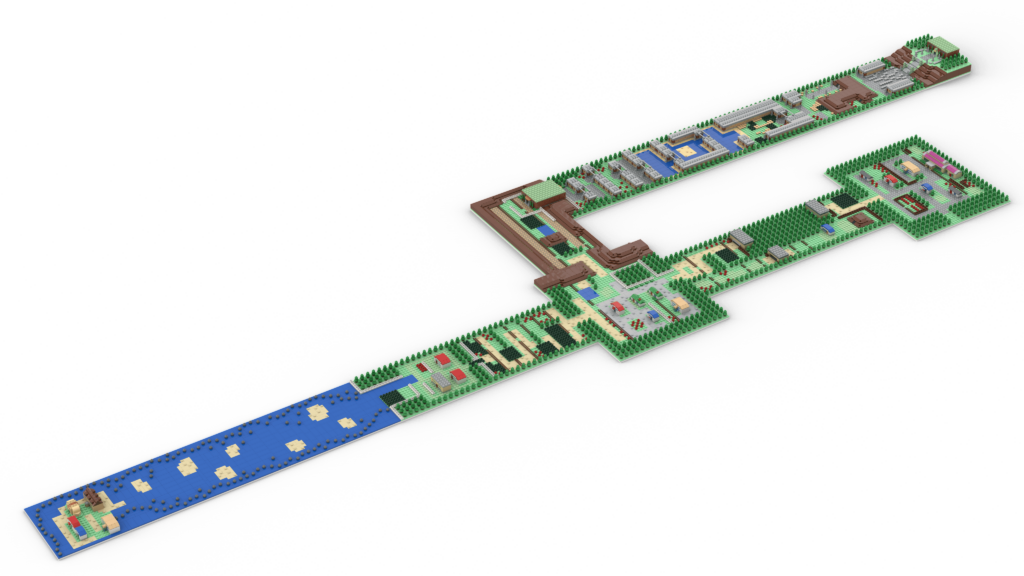 Currently working on a perfect In-Game-Tile to Lego 1x1 Plate Ratio Version of Kanto! Will post Updates once in a while!