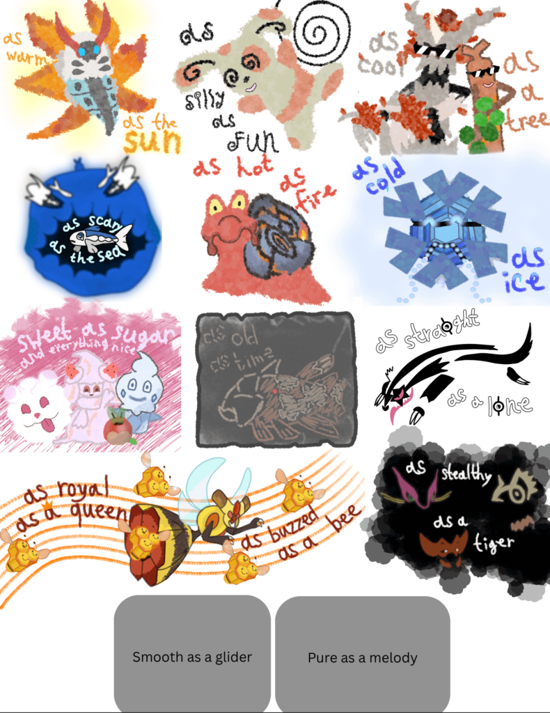 I drew them, but they disappeared somewhere... Oh well, who is as smooth as glider?