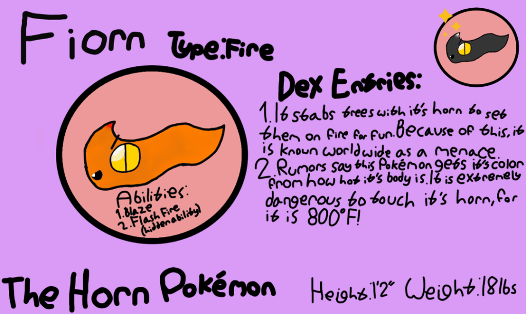 My gen ten starter designs!