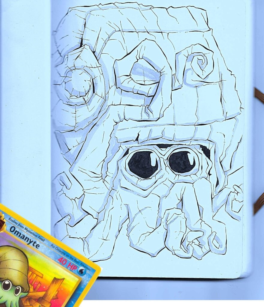 Omanyte sketch (OC)