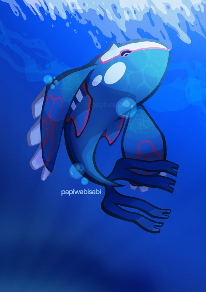 Kyogre illustration