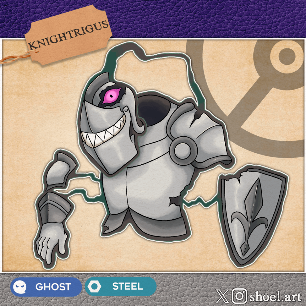 New update! Yamask has evolve into Knightrigus!