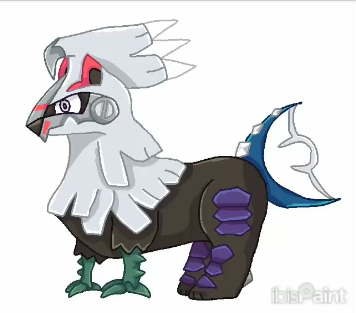 [OC] Speedpaint of that Silvally drawing I made last night