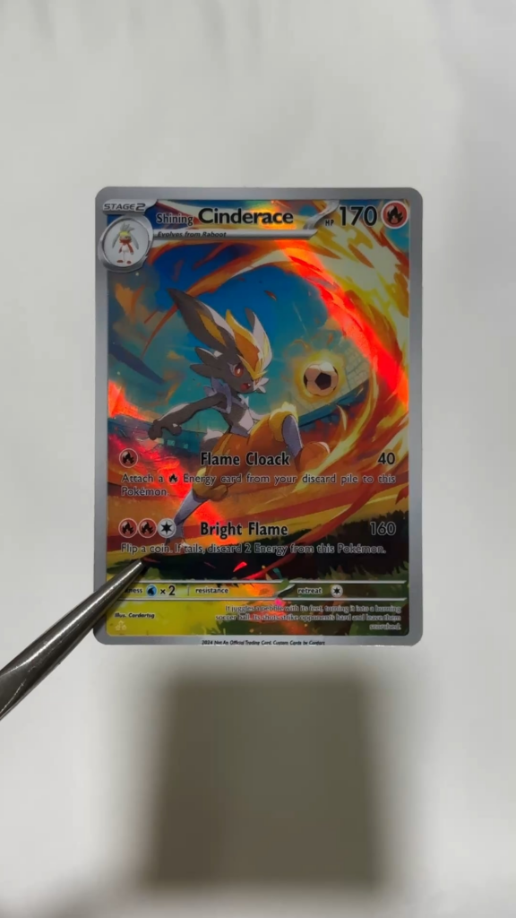 cinderace art by myself