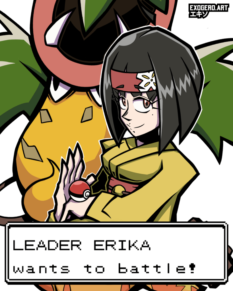 Leader Erika wants to battle! [OC]