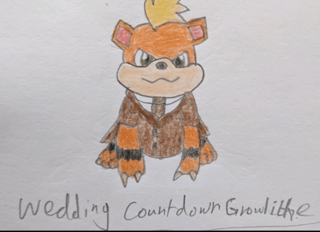 Growlith line at the wedding