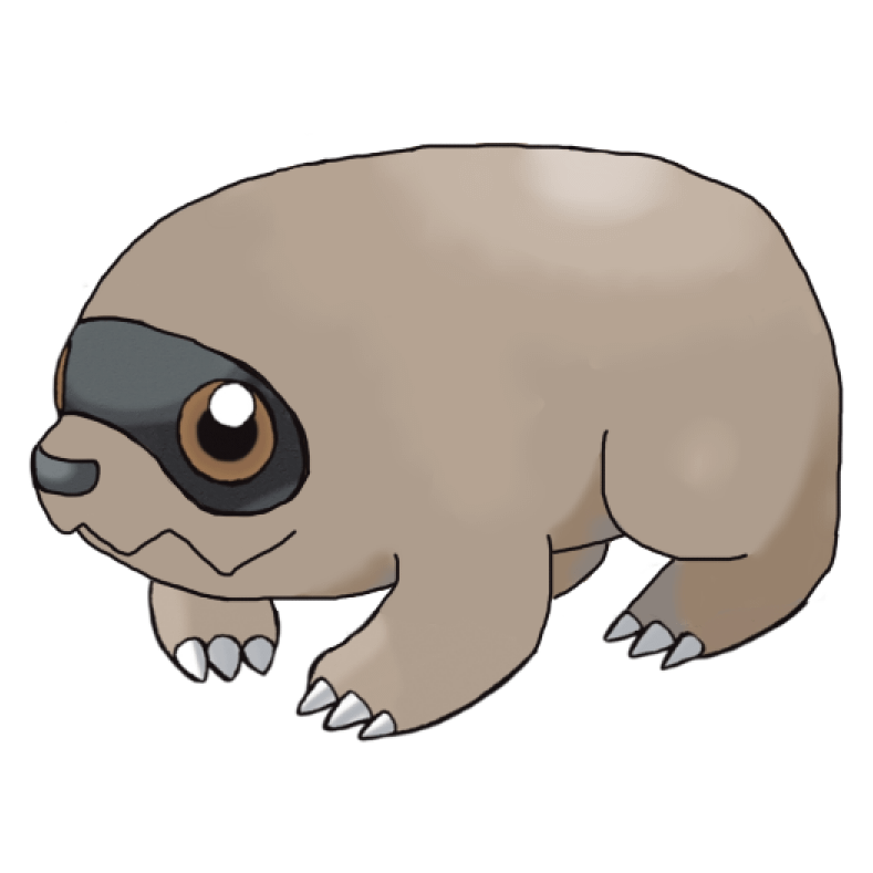 This is what Zigzagoon looks like without hair