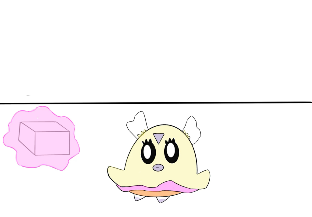 Flittle floats a box :) (would be a GIF but the opacity got screwed over)