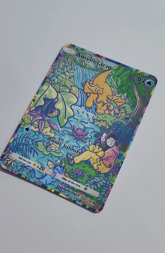 Pokemon card I made 🌈💖 Art by me