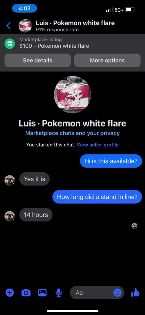 Scalpers are dedicated