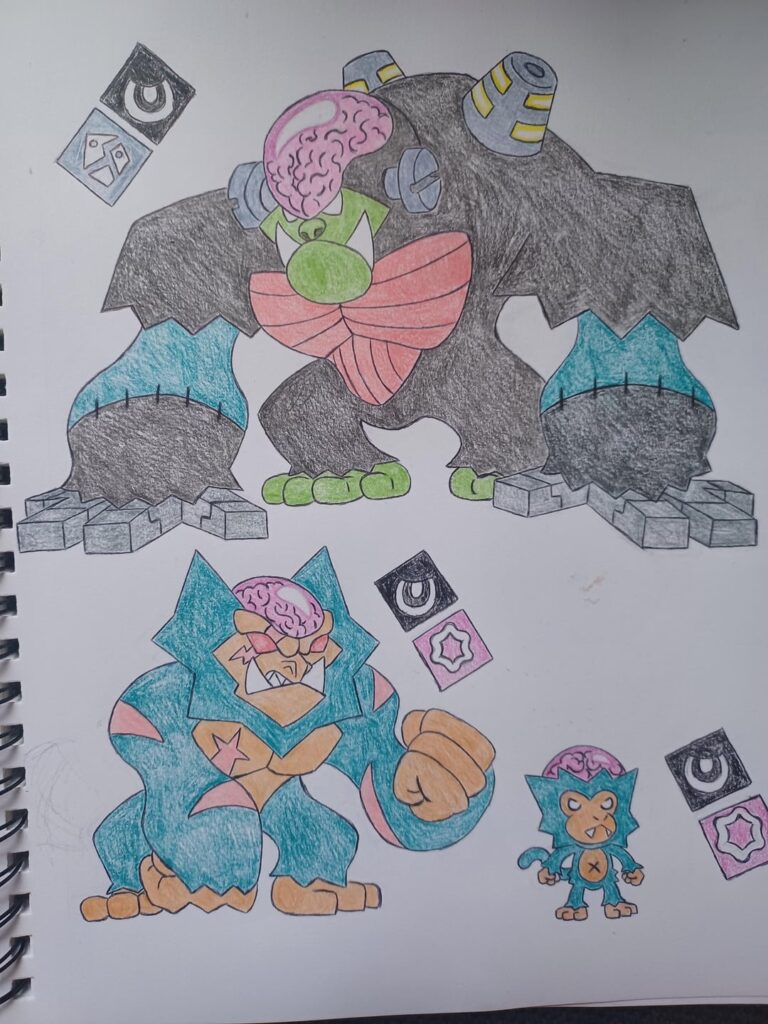 A Pseudo Legendary Line Where The Idea Is Experimented Monkeys