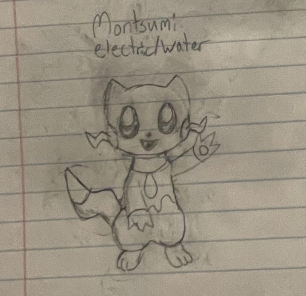 Montsumi, the regional pikaclone that isn’t a rodent. Based on Otters and Hydro-electricity