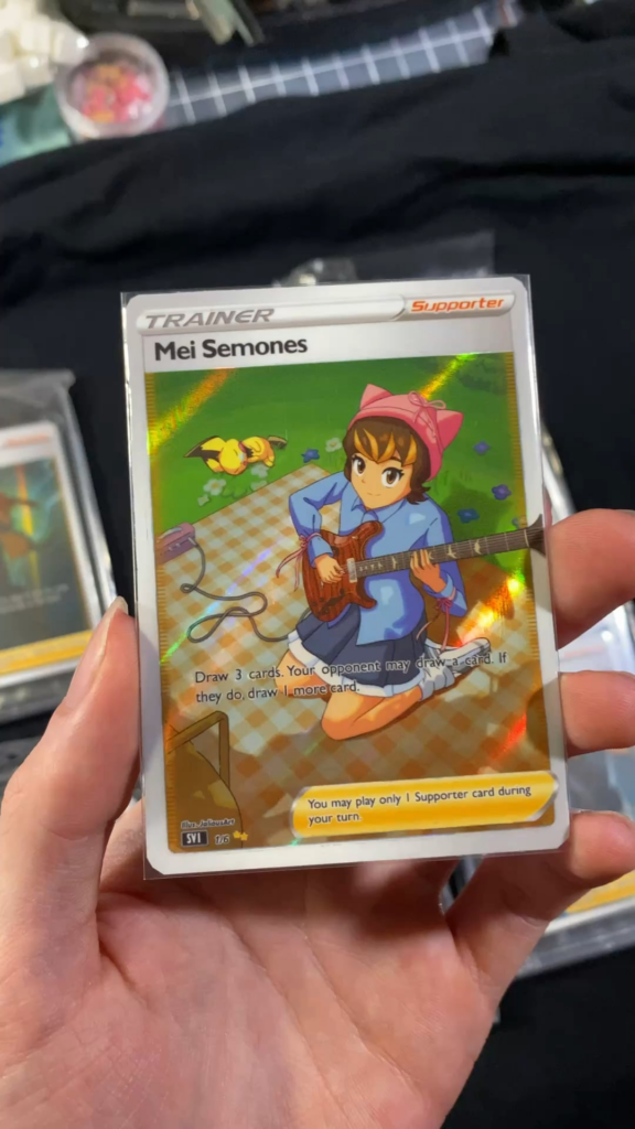 I made some custom Pokémon cards for one of my favourite bands!