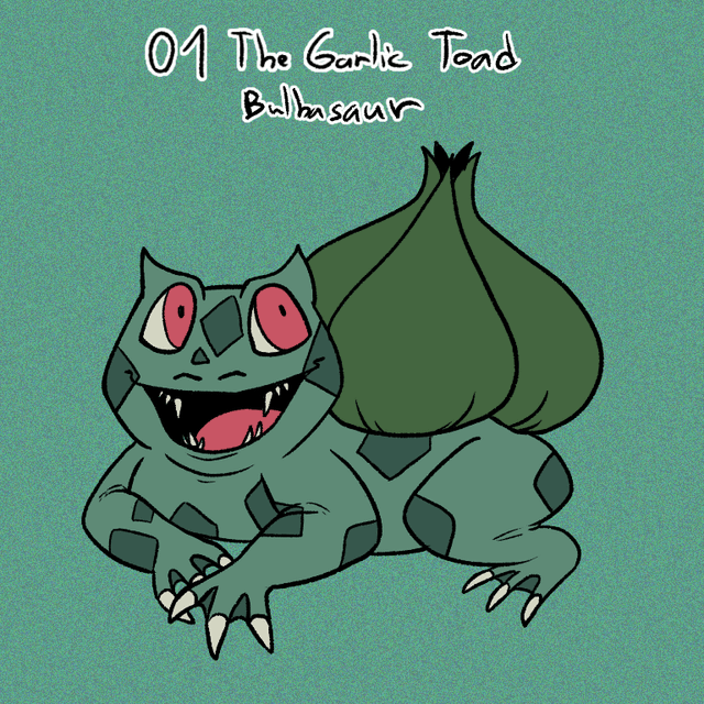 [OC] Drew the first three on the dex for my gen 1 drawing challange.
