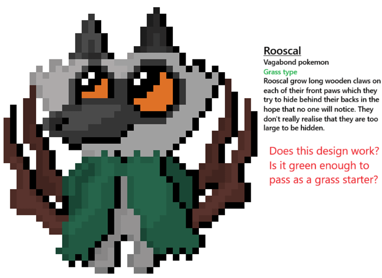 To what extent do you think that grass starters need to be green? And is this design any good?
