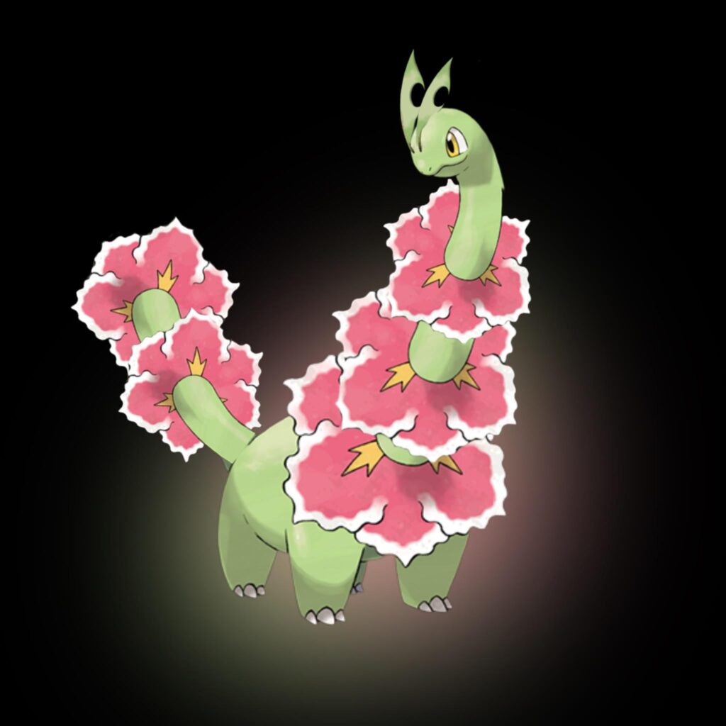 Based on what mega Dragonite looks like I made what I think mega meganium is gonna look like 😀
