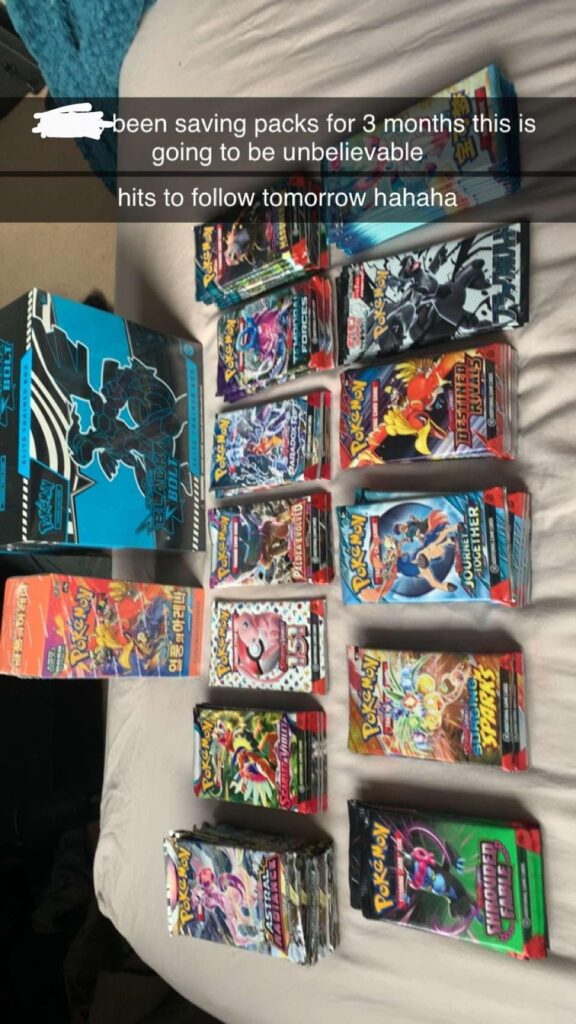 Saved 120 packs to rip for my birthday...