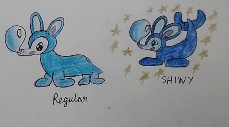 Meet my fakemon region's water starter, BUBALL!