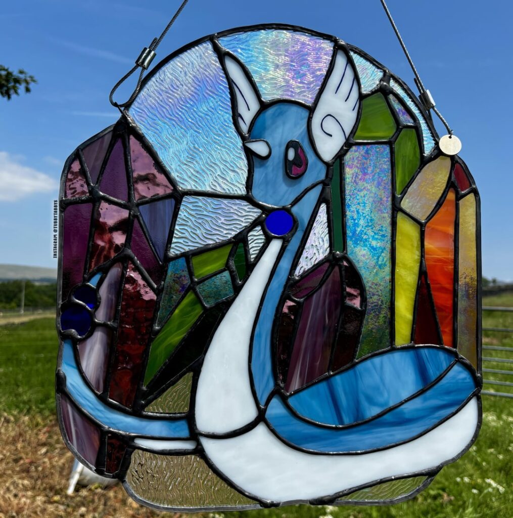 Stained glass Dragonair ✨
