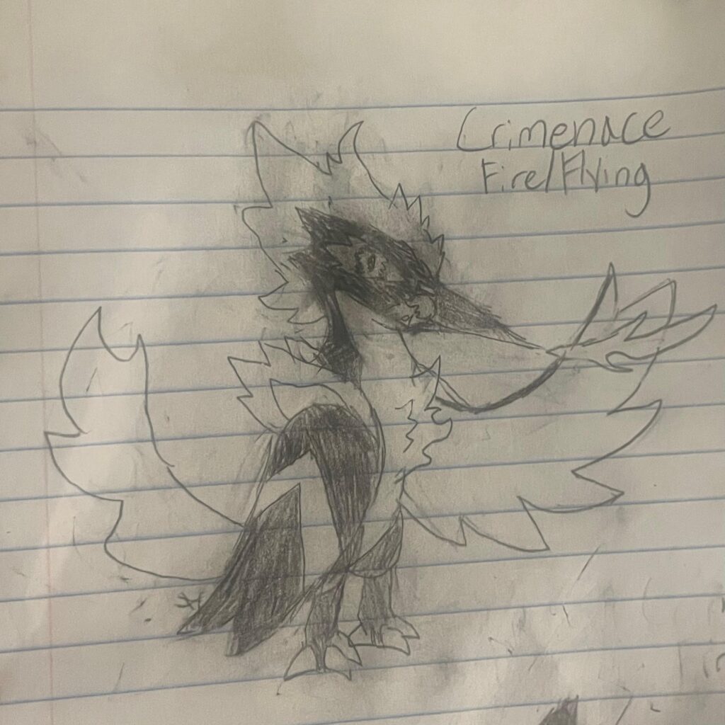 Crimenace, Predator of Terbite and Durants. Based on woodpeckers and flamethrowers