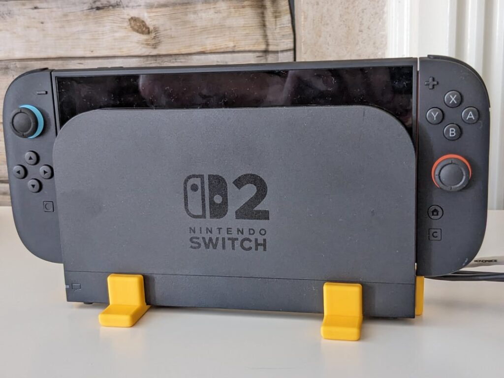 System stability improvements... IRL (3D printed Switch 2 dock stabilizer)