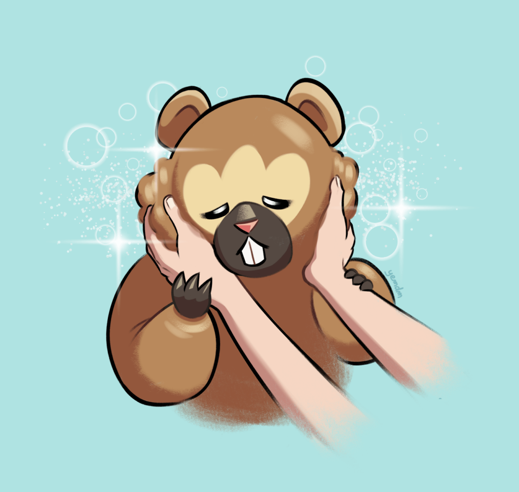 [OC] Touch-starved Bidoof