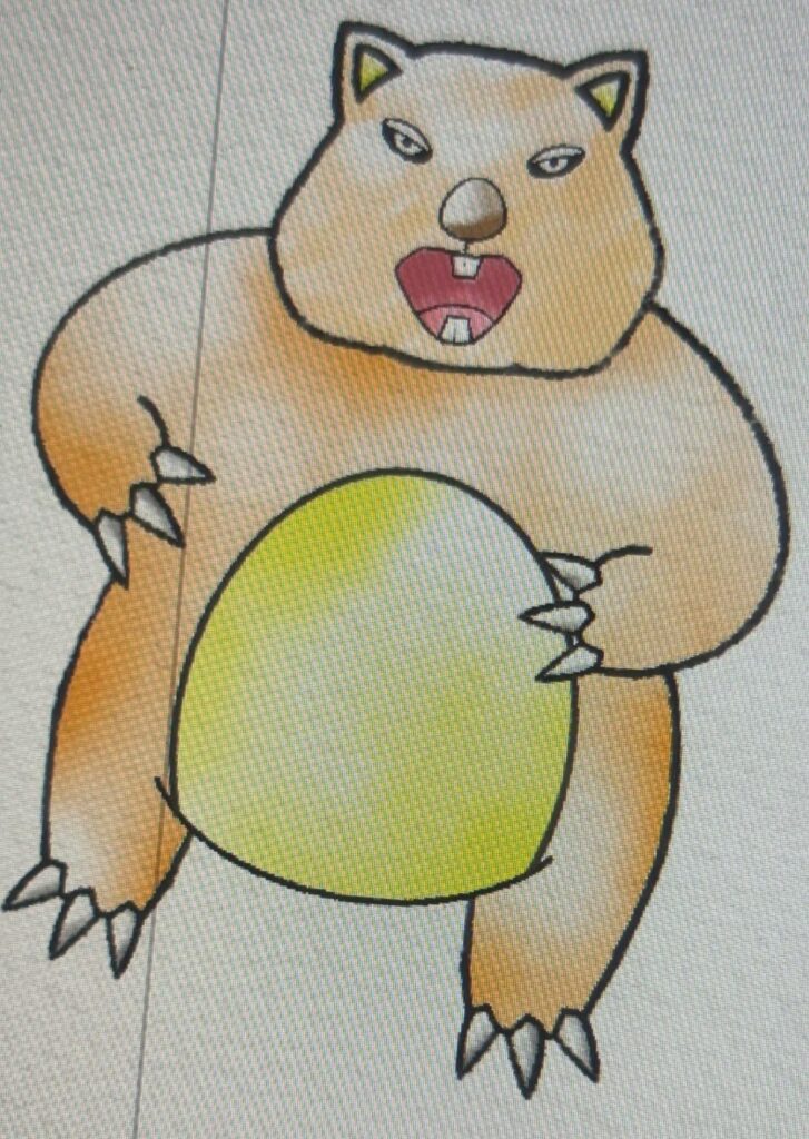 Watt-Bat The Wombat Pokemon