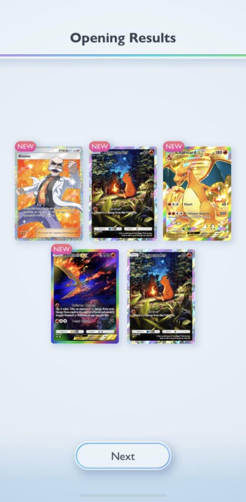 God pack on TCGP