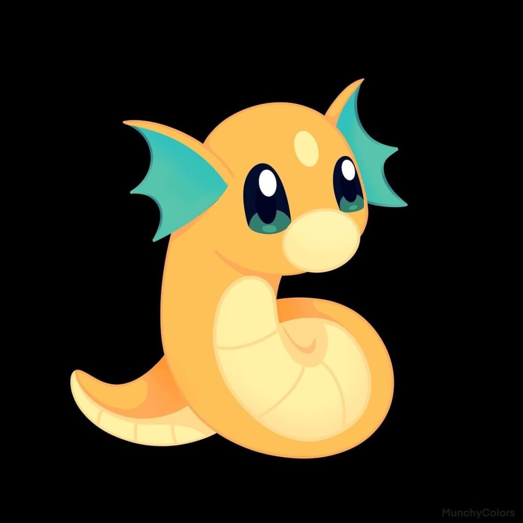 I gave Dratini Dragonite color scheme ✨