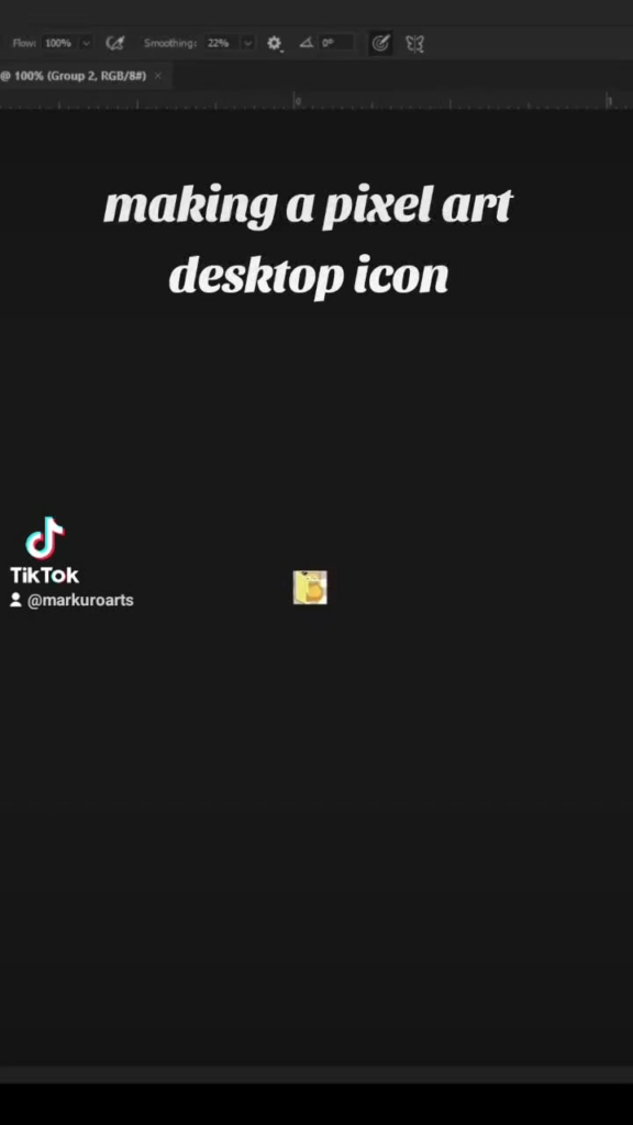 Psyduck Pixel Art Desktop Icon