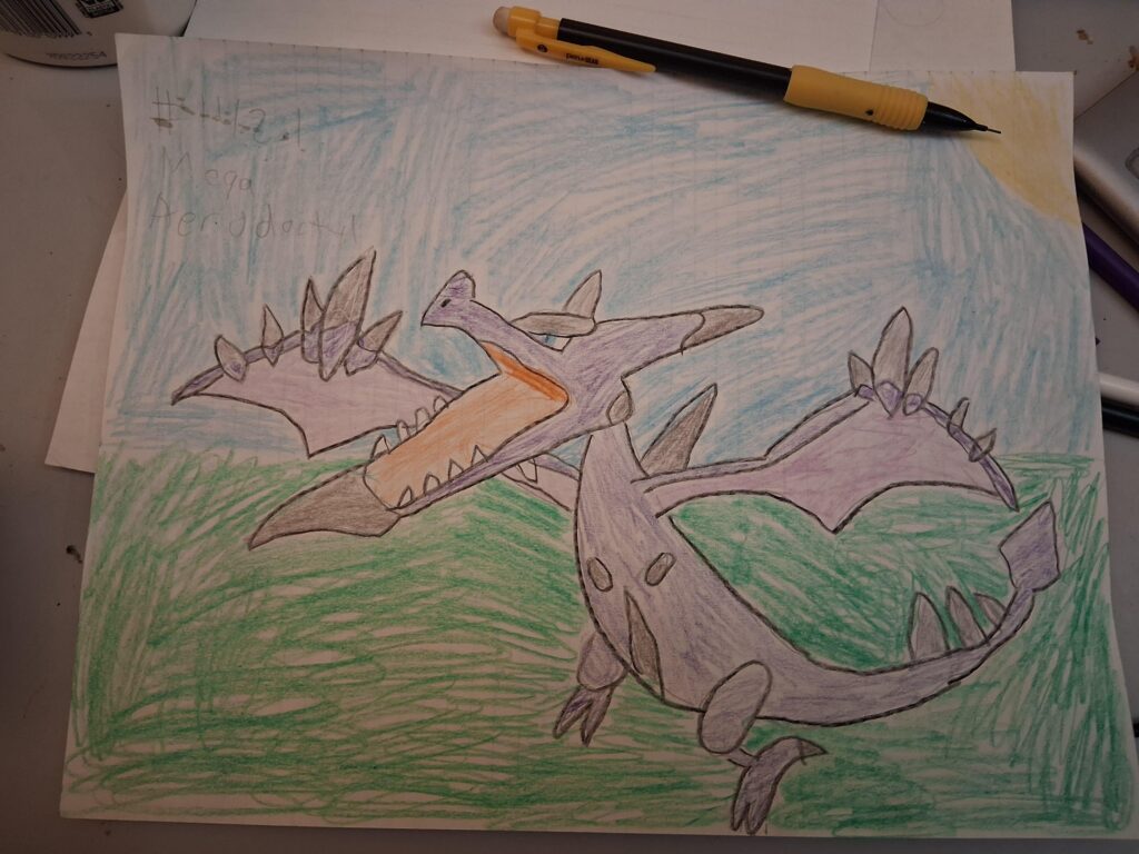 I drew Mega Aerodactyl
